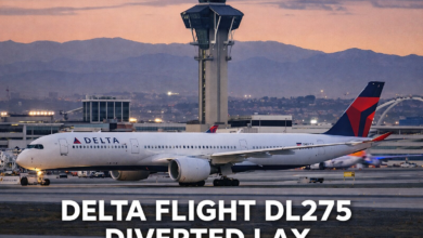 Delta Flight DL275 Diverted LAX