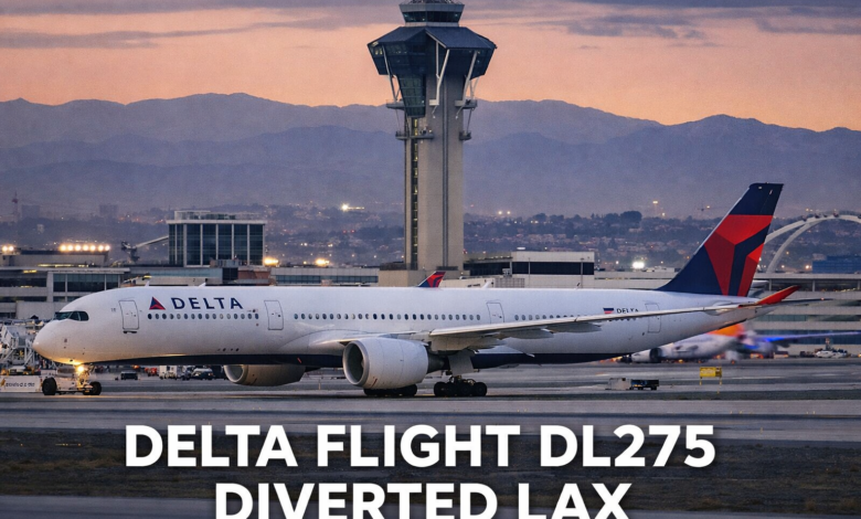 Delta Flight DL275 Diverted LAX
