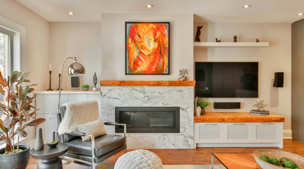 Fireplace Stone Installation