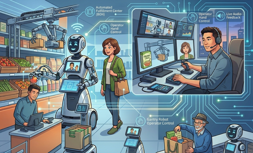 How Retail Robots Use Remote Operators to Improve Customer Experience