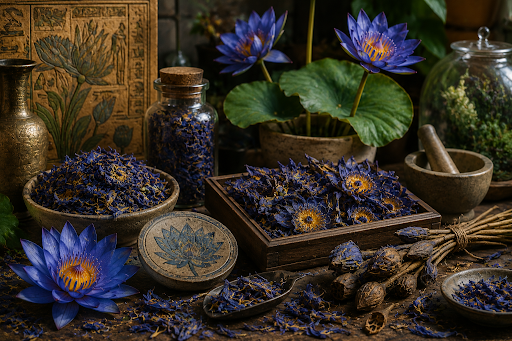 Blue Lotus Dried Flowers